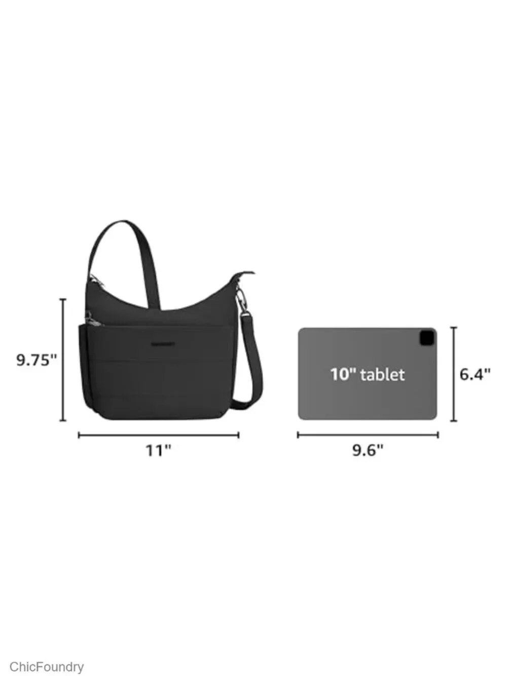 Anti-theft Medium Crossbody with RFID Blocking